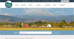 Desktop Screenshot of bouldercounty.org